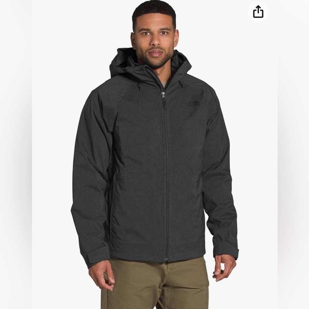 North Face 3in1 Men's Thermoball™ Eco Snow Triclimate® in Dark Grey/Black. XL